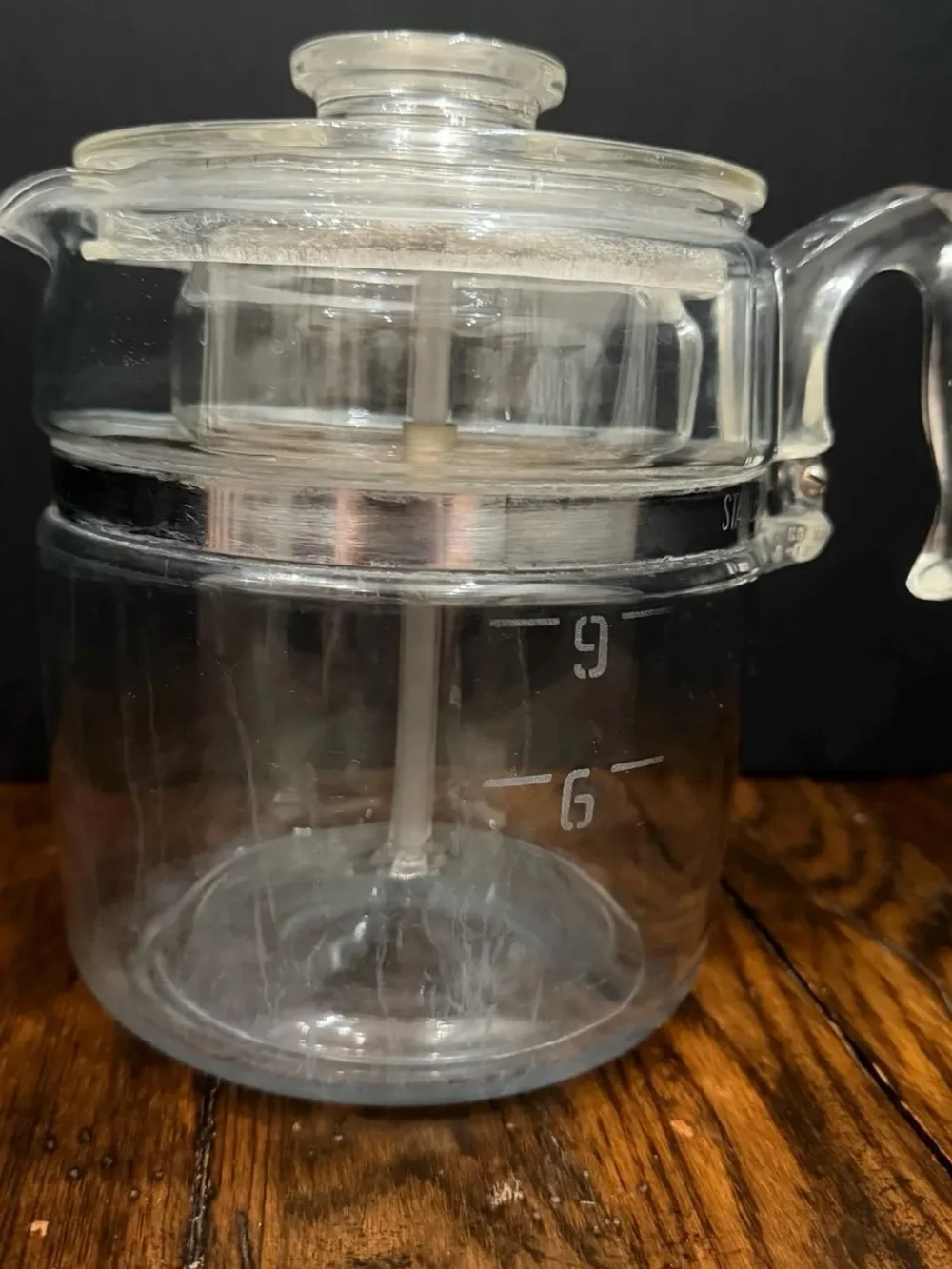 Vintage Pyrex Flameware 9-Cup Stovetop
Percolator (Model 7759) - Picture 1 of 7